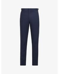 Orlebar Brown - Griffon Slim-Fit Straight-Leg Linen Trousers - Lyst