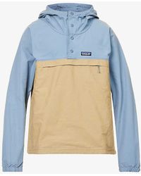 Patagonia - funhoggers Funnel-neck Relaxed-fit Cotton-canvas Anorak X - Lyst