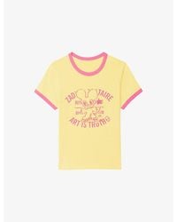 Zadig & Voltaire - Woos Mouse-Print Cotton-Jersey T-Shirt - Lyst