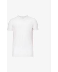 FALKE - Pack Of Two Daily Comfort V-neck Stretch-cotton T-shirt - Lyst