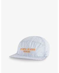 Stone Island - Marina Stripe-Print Woven Baseball Cap - Lyst