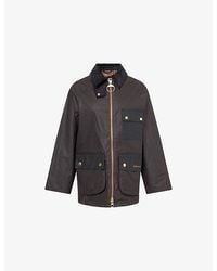 Barbour - Luella Relaxed-Fit Waxed-Cotton Jacket - Lyst