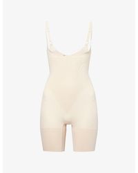 Spanx - Sculpt Gofigure Open-Bust Mid-Thigh Bodysuit - Lyst