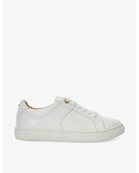 Dune - Elodic Faux-leather Low-top Trainers - Lyst