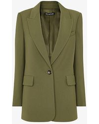 Whistles - Boyfriend Relaxed-fit Recycled Polyester-blend Blazer - Lyst