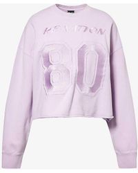 P.E Nation - Undercut Brand-embroidered Organic-cotton Sweatshirt X - Lyst