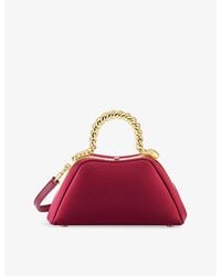 BVLGARI - Geraldine Guyot X Serpentine Mini Satin Top Handle Bag - Lyst