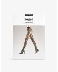 Wolford - Floral Net Stretch-woven Tights - Lyst