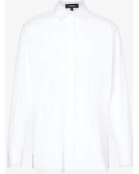 Theory - Pearlescent-button Regular-fit Cotton-blend Shirt X - Lyst