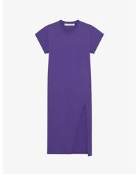 IRO - Litonya Loose-fit Midi Cotton T-shirt Dress - Lyst