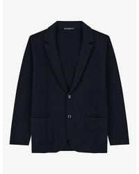 BOGGI - Regular-Fit Knitted Wool Jacket - Lyst