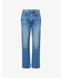 Citizens of Humanity - Blaine Straight-Leg High-Rise Denim Jeans - Lyst