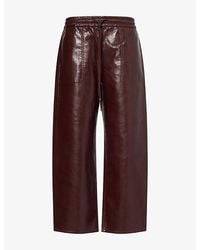 Citizens of Humanity - Rework Pull On Leather Trousers - Lyst