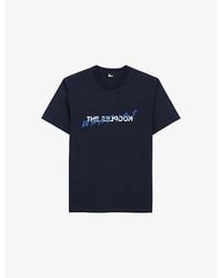 The Kooples - Logo-Print Crewneck Cotton-Jersey T-Shirt Xxl - Lyst