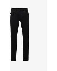 True Religion - Rocco Flap Straight-fit Stretch Cotton-blend Denim Jeans - Lyst