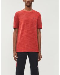 Under Armour Vanish Seamless Stretch-jersey T-shirt - Red