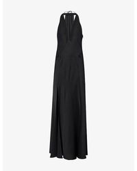 Victoria Beckham - Panelled Cami Woven Maxi Dress - Lyst