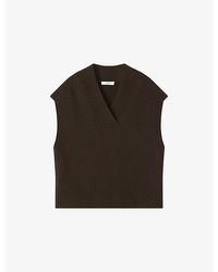 JOSEPH - Mena Pure Cashmere Knitted Vest - Lyst