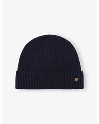 Claudie Pierlot - Ribbed Logo-Charm Wool And Cashmere Beanie - Lyst