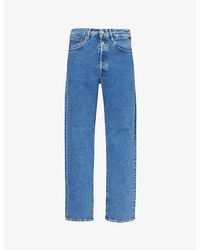 Replay - Cast 9Zero1 Mid-Rise Straight-Leg Stretch-Denim Jeans - Lyst