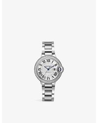 Cartier - Crw4bb0023 Ballon Bleu De And 0.57ct Diamond Mechanical Watch - Lyst