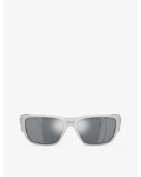 Versace - Ve2262 Square-frame Metal Sunglasses - Lyst