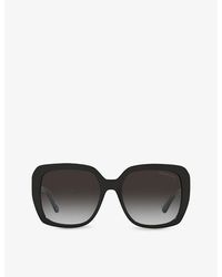 Michael Kors - Mk2140 Manhasset Acetate Square Sunglasses - Lyst