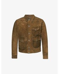 RRL - Alston Relaxed-fit Leather Jacket - Lyst