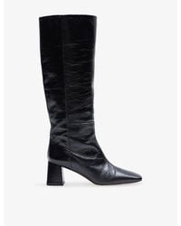 JOSEPH - Leather Heeled Knee-High Boots - Lyst