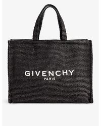 Givenchy - G-tote Medium Raffia Tote Bag - Lyst