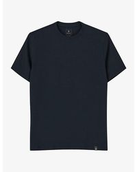 BOGGI - Short-Sleeved Branded-Tab Stretch-Cotton T-Shirt - Lyst