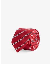 Thom Browne - Jacquard Stripe Silk Tie - Lyst