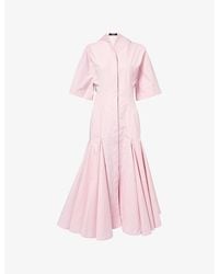 Jacquemus - La Robe Moisson Cotton Godet Shirt Dress - Lyst