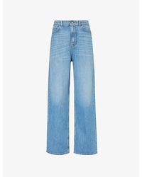 Dries Van Noten - Faded Straight-leg Mid-rise Jeans - Lyst