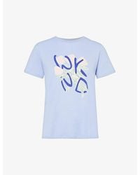 Weekend by Maxmara - Nervi Graphic-print Cotton-jersey T-shirt - Lyst