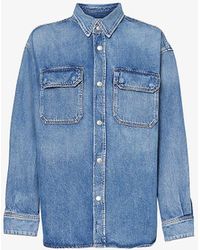 Agolde - Camryn Faded-wash Organic-cotton And Recycled-lyocell Shirt - Lyst