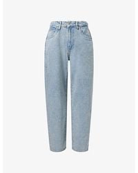 MKI Miyuki-Zoku - Twisted-Seam Wide-Leg Denim Jeans - Lyst