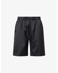 The Couture Club - Jacquard-Pattern Relaxed-Fit Woven Shorts - Lyst