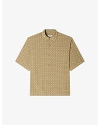 Sandro - Link-Print Relaxed-Fit Woven Shirt - Lyst
