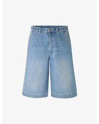 Soeur - Francis Wide-Leg Denim Shorts - Lyst