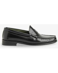 Whistles - Manny Slip-on Leather Loafers - Lyst