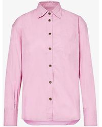 Maria McManus - Double-pleated Oversized-fit Organic Cotton Shirt - Lyst