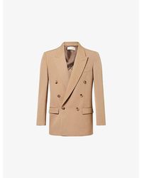 The Row - Mazzy Double-Breasted Wool Jacket - Lyst
