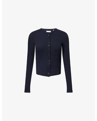 Citizens of Humanity - Kari Soft-Rib Cotton-Blend Cardigan - Lyst