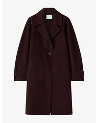 JOSEPH - Franco Longline Wool And Cashmere Coat - Lyst