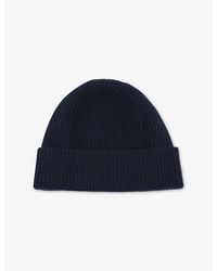 Reiss - Chaise Ribbed Wool Beanie - Lyst