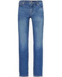 Levi's - 511 Slim-fit Low-rise Straight-leg Stretch-denim Jeans - Lyst