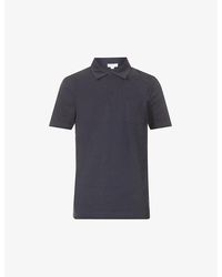 Sunspel - Riviera Cotton-Piqué Polo Shirt - Lyst