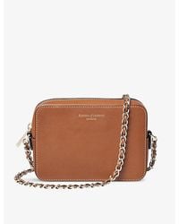 Aspinal of London - Milly Logo-print Smooth-leather Cross-body Bag - Lyst