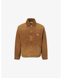 Carhartt - Og Detroit Brand-Logo Cotton Jacket - Lyst